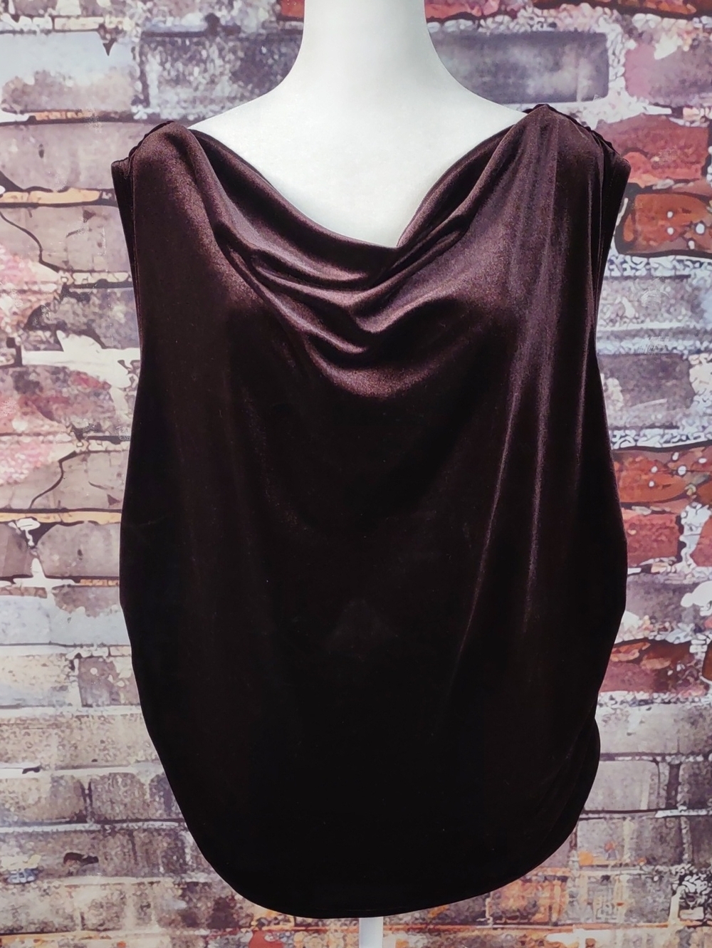 Old Navy Velvet Cowl Neck Tank Top